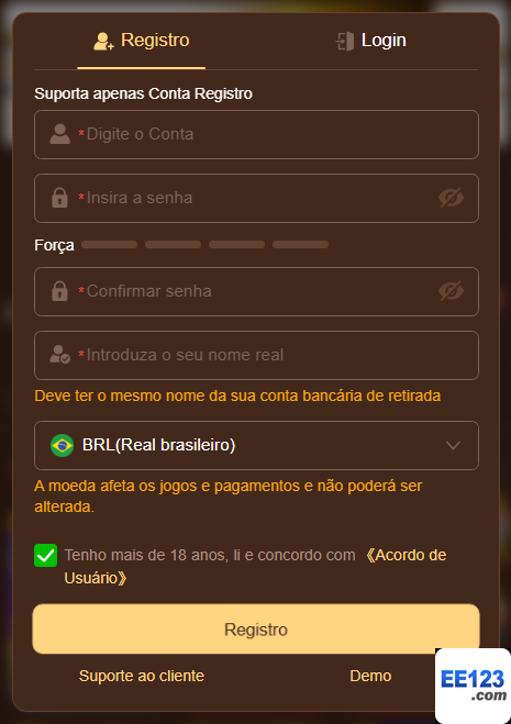 Recompensas VIP ee123.com